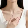 Collar Mariposa Diamante Brillante con Borla Diseño de Nicho Joyería de Nuevo Estilo Venta al por Mayor Cadena para Clavícula de Lujo Ligero Cadena para el Cuello de Mujer