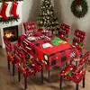 Funda Elástica Estampada para Asiento de Navidad Transfronteriza, Mantel Impermeable Adecuado para Decoración Festiva de Hogar, Restaurante, Hotel