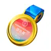 Medallas de Metal y Cristal Personalizadas para Premios de Honor, Placas Infantiles, Competiciones de Maratón Estudiantiles, Medallas de Baloncesto y Fútbol