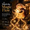 Luz de Jardim de Natal LED Floco de Neve Flutuante Transfronteiriça