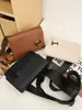Transfronterizo 2024 Nuevo bolso de hombro de PU para hombre moda todo partido casual moderno bolso de hombro pareja compras bolso mensajero