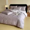 Conjunto de cama luxuoso e de alta qualidade, 60S, 100% algodão, jacquard em relevo, conjunto de quatro peças, capa de edredom 100% algodão, lençol de cama e conjunto de cama de três peças