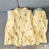Série Embalada Multiestilo Multicor Primavera/Outono Algodão Nuvem Manga Longa Calça Longa Novo Estilo 2026 Pode Ser Usado ao Ar Livre Desenho Animado Roupa de Casa