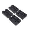 Almofadas de Borracha para Elevação, Coberturas de Couro para Tendões, Almofadas para Pés, Acessórios para Elevador de Duas Colunas Expedition Shida Xuda Han Maxon
