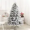 Árbol de Navidad de PVC Mixto Nieve Flocada Pino de Simulación Densa Decoración Navideña para Hogar y Centro Comercial En Stock