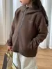 [Artículo en Liquidación] Sudadera con Capucha Gruesa de Algodón Fino para Niños, Doble Cara de Polar, Capa Exterior de Polar Compuesto de 260g
