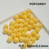 Cuentas Redondas Pequeñas Chapadas 10 mm Cuentas para DIY Accesorios Brillantes Hechos a Mano Material de Cuentas Aretes Pulsera Collar Joyería
