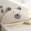 Almofada de Cabeceira com Capa Macia, Removível e Lavável, Travesseiro Longo com Encosto Duplo, Suporte para Cintura, Adequado para Camas Tatami, Quartos e Dormitórios
