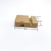 Novo Suporte de Telefone de Madeira Simples para Mesa Feito de Madeira de Faia e Nogueira Preta, um Ótimo Acessório para Casa, Pode Ser Personalizado com um Logo