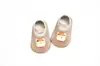 Calcetines de suelo cálidos antideslizantes con forro polar para niños, zapatillas/calcetines de interior para caminar, engrosados para otoño/invierno, aislamiento, elásticos, tipo slip-on