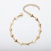 Pulsera de oro de 18k Jin Yiyuan acero inoxidable chapado al vacío joyería Joker amor/corazón/cuentas, etc.