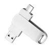 Fornecimento Direto da Fábrica Tipo-C Pen Drive para Celular USB 3.0 Grande Capacidade Dois em Um Pen Drive para Celular de Carro