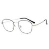 Oleo 9091 armazón de gafas de moda metalizado irregular para hombre y mujer con armazón para gafas de miopía