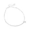 Pulsera de Alambre de Plata Rota de Plata de Ley 925 con Tubo Curvado y Perla Redonda para Mujer, Diseño Sencillo Hecho a Mano, Joyería Personalizada de Moda y Versátil 6015