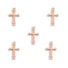 Venda Quente Transfronteiriça Liga de Metal Multicor Pingente de Cruz Acessórios para Joias DIY Pulseira Chaveiro Pingente de Brinco T112