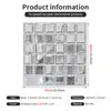 Pegatinas de Pared de Mosaico de Epoxi 3D Meiji para Cocina y Baño, Pegatinas Impermeables y a Prueba de Aceite, Pegatinas Decorativas Autoadhesivas para Sala de Estar y Dormitorio