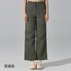 Pantalones Deportivos para Exteriores a Prueba de Tres Elementos Transfronterizos, Pantalones Deportivos Rectos Holgados para Mujer, Cintura Alta con Cordón, Pantalones de Pierna Ancha Cortavientos para Fitness, Running, Yoga