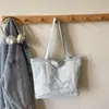 Bolsa Feminina Simples de Cor Sólida Transfronteiriça, Grande Capacidade, Moderna, Estilo Artístico, Bolsa de Ombro Transversal Casual, Versátil para Mulheres