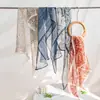 Faixa de Cabelo Feminina Simples e Elegante com Flor Paisley, Fita Fina Longa Estreita, Laço Decorativo Multifuncional para Bolsas