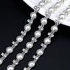 Cadena de perlas, accesorios de bricolaje, cadena de garras, accesorios, taladro de garra cosido a mano, accesorios para prendas, cadena de diamantes de imitación, decoración de vestidos, cadena de diamantes