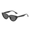 Gafas de sol estilo coreano cat-eye para mujer, marrones, para verano, de alta gama, nuevas gafas de moda para hombre y mujer, protección solar, gafas retro de celebridad de internet