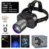 Faro Transfronterizo Luz Fuerte Larga Duración Super Brillante Exterior Recargable Faro de Pesca Lámpara de Minero de Montaje en Cabeza Iluminación Láser Blanco