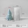 Molde de Silicone para Vela Papai Noel Sem Rosto DIY Vela de Aromaterapia de Natal Molde para Ornamento de Gesso