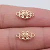16x 8mm 0.55g multicolor retrô DIY liga acessórios conector peça de flor conector