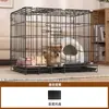 Jaula para Perros Teddy Especial para el Hogar Casa de Metal para Perros Tipo Plegable Espacio Grande Interior Jaula para Perros Medianos y Pequeños Jaula Valla para Mascotas
