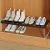 Armário de sapatos com prateleiras e divisórias, armário organizador, prateleira retrátil dentro do armário, organizador de divisória para armário de sapatos