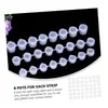 Tira de pigmento acrílico 6 caixas vazias unidas 5ml crianças jardim de infância diy pintura fluida guache grade vazia binaural transparente