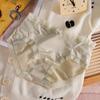 Roupa Íntima Feminina de Verão Doce Puro Desejo Sexy Renda Seda de Amora Parte de Baixo Entrepernas Cintura Média Quadril Fresco Respirável Calças Triplas