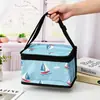 Bolsa térmica de tela Oxford para fabricante transfronterizo, bolsa de almuerzo portátil para exteriores, bolsa nevera para comida de picnic, bolsa térmica refrigerada para mantener el frío
