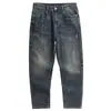 Calças Jeans Largas Masculinas Tendência Ins Outono Inverno Tamanho Plus Elásticas Slim Retas Casuais Americanas Retro Harem Calças Compridas