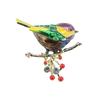 Broche de pintura al óleo de gorrión con forma de rama de Ruan Haoxin, con forma de pájaro de cabeza gorda, para abrigo de mujer, cárdigan, accesorios, pin