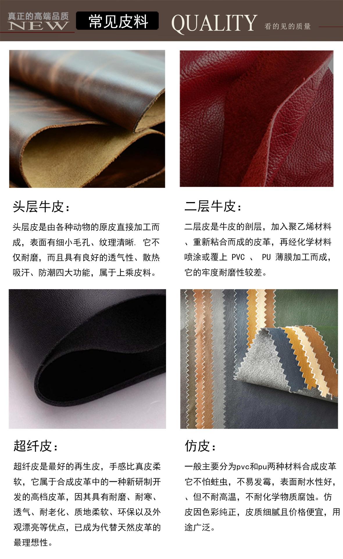 皮标常见皮料