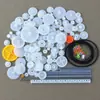 Set de Accesorios de Engranajes de Plástico Piñones de Nylon Poleas DIY Hecho a Mano Juguete de Motor Pequeño Paquete Coche Pequeño