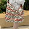 Bolso de Axila Personalizado, Bolso de Mano de Gran Capacidad, Bolso de Hombro, Bolsa de Compras con Cordón, Bolso Tote Floral, Bolsa de Almacenamiento para Viaje