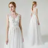 Vestido de Novia Ligero con Cola, Vestido de Encaje para Mujer, Vestido de Noche Sencillo y Elegante para Fotografía de Viaje y Anfitrión de Banquete