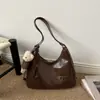 Mochila Tote de Gran Capacidad Estilo Coreano Retro para Mujer Diseño Sencillo de Nicho Bolso de Mano Cotidiano Sencillo Bolso de Hombro