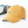 Comercio Electrónico Transfronterizo Nuevo Sombrero Bordado Estilo Coreano Letra Sombrero de Pato para Hombre Visera Curva Protector Solar Béisbol Versátil y Moderno