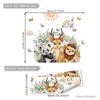 M16061-YJ pegatinas de pared de animales de dibujos animados creativos para protección habitación infantil decoración del hogar pegatinas autoadhesivas para pared venta al por mayor