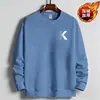 Blusas Casuais de Manga Longa para Homens, Moletons Grossos de Veludo, Moletons de Gola Redonda, Moletons Estampados de Comércio Exterior Transfronteiriço para Homens