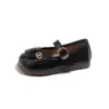 Sapatos de Princesa para Meninas 2026 Novo Estilo Primavera e Outono Sapatos de Salto Único Sapatos Pequenos de Couro para Crianças Sola Macia Sapatos de Dança para Bebês e Crianças Pequenas Meninas