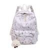 Mochila Escolar Transfronteiriça Estilo Preguiçoso Feminina Grande Capacidade Estudante Design de Nicho Mochila Simples e Versátil Mochila de Alto Valor