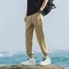 2026 Nuevo Patrón de Cuadros Marca de Moda Pantalones Jogger Casuales Holgados para Hombre de Primavera y Verano para Adolescentes