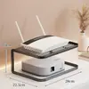 Estante de Colocación para Router para Uso Doméstico, Estante de Almacenamiento Multicapa para Decodificador de TV para Escritorio de Sala de Estar, Estante de Refrigeración para Módem Óptico con Diseño Hueco