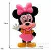 Lindos imanes 3D de Mickey y Minnie para refrigerador, Llaveros de Mickey Mouse y Pato Donald, Adornos para llavero de coche