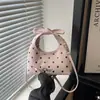 Bolso de Lunares Exquisito y de Moda para Mujer, Nuevo Bolso Cruzado Versátil de Moda 2026, Bolso de Mano Mini, Bolso Croissant