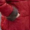 Chaqueta Abrigo de Algodón de Moda Más Vendida para Mujer de Mediana Edad y Anciana Ropa de Algodón Corta Engrosada Ropa de Invierno Chaqueta de Algodón Elegante para Señora Mayor